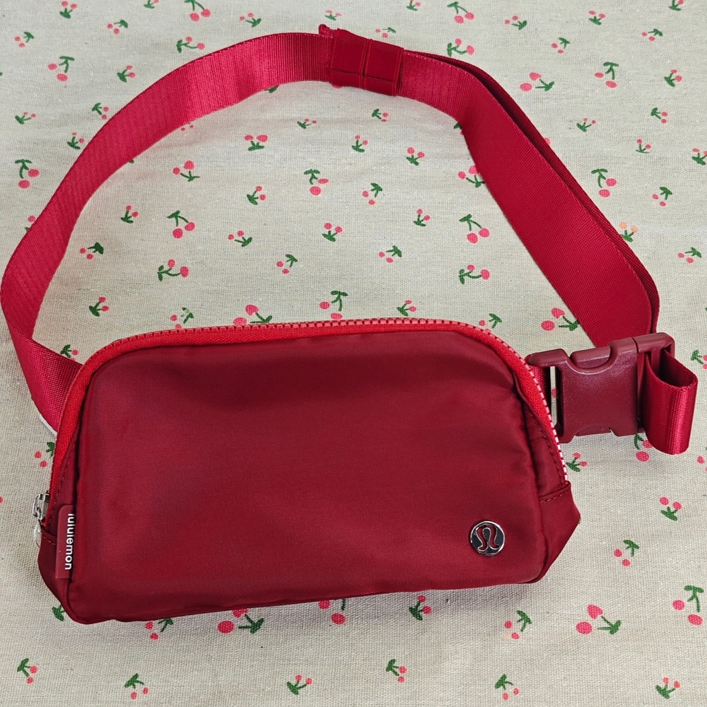 lululemon athletica Red Crossbody Belt Bag